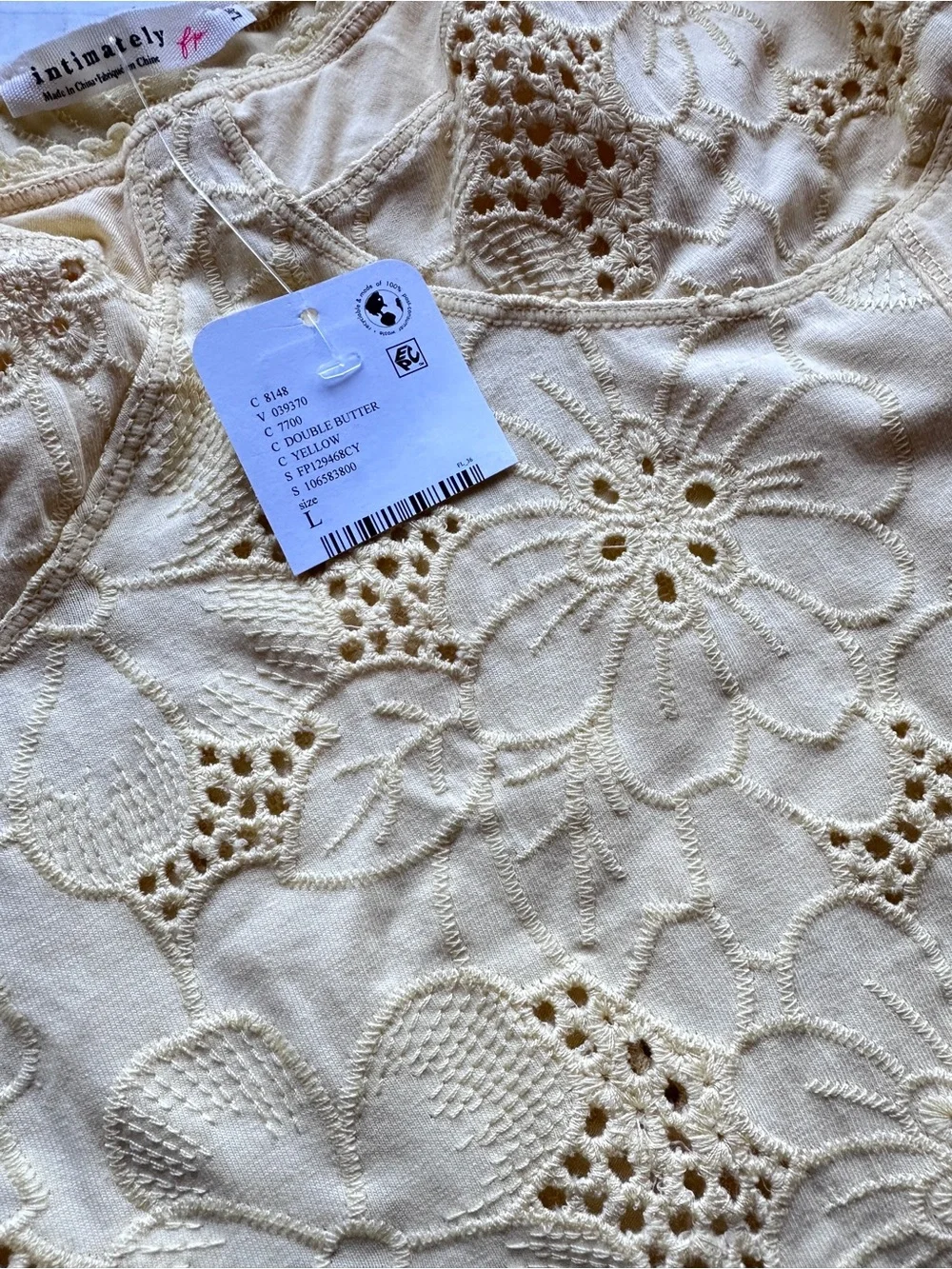 NWT Free People Ever Afternoon Layering Double Butter